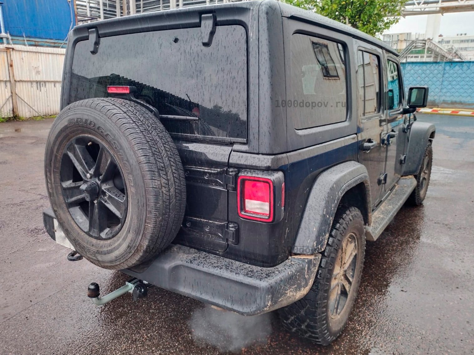 Фаркоп Motodor 95201-A Jeep Wrangler 2007-2018; 2018-н.в (оцинк. Шар) — рисунок 3