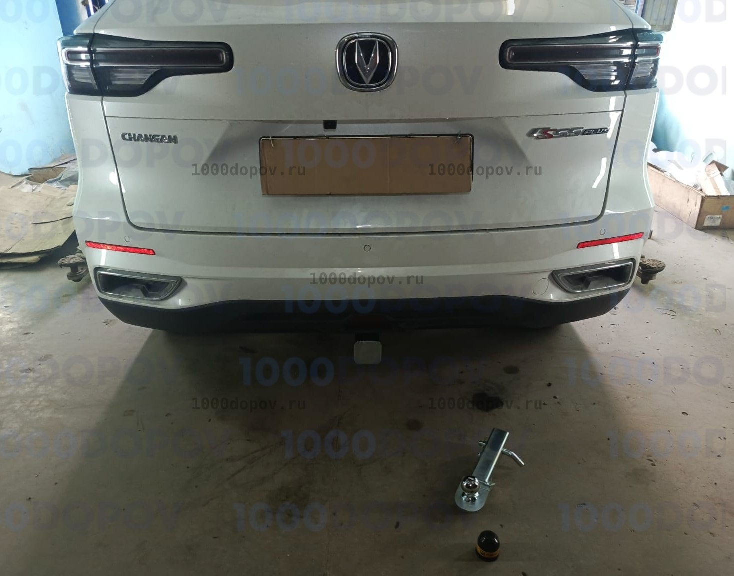 Фаркоп Motodor 97204-E Changan CS55 Plus 2023-н.в (оцинк. Шар) — рисунок 5