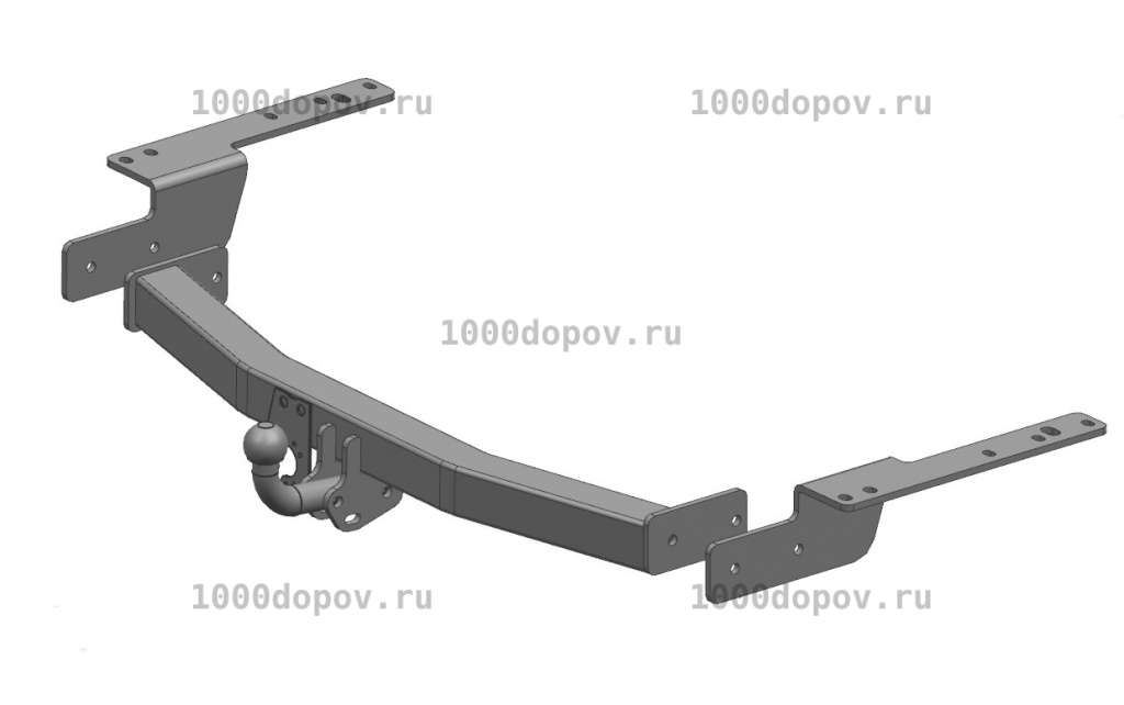 Фаркоп Трейлер 7810 Toyota Land Cruiser Prado 150 2010-н.в. — рисунок 3
