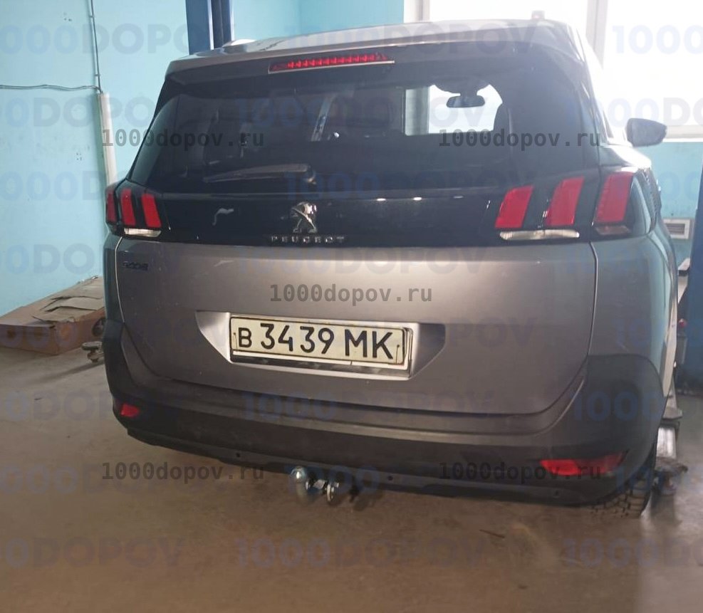 Фаркоп Galia P047A на Peugeot 5008 2017-н.в. (оцинк.) — рисунок 3
