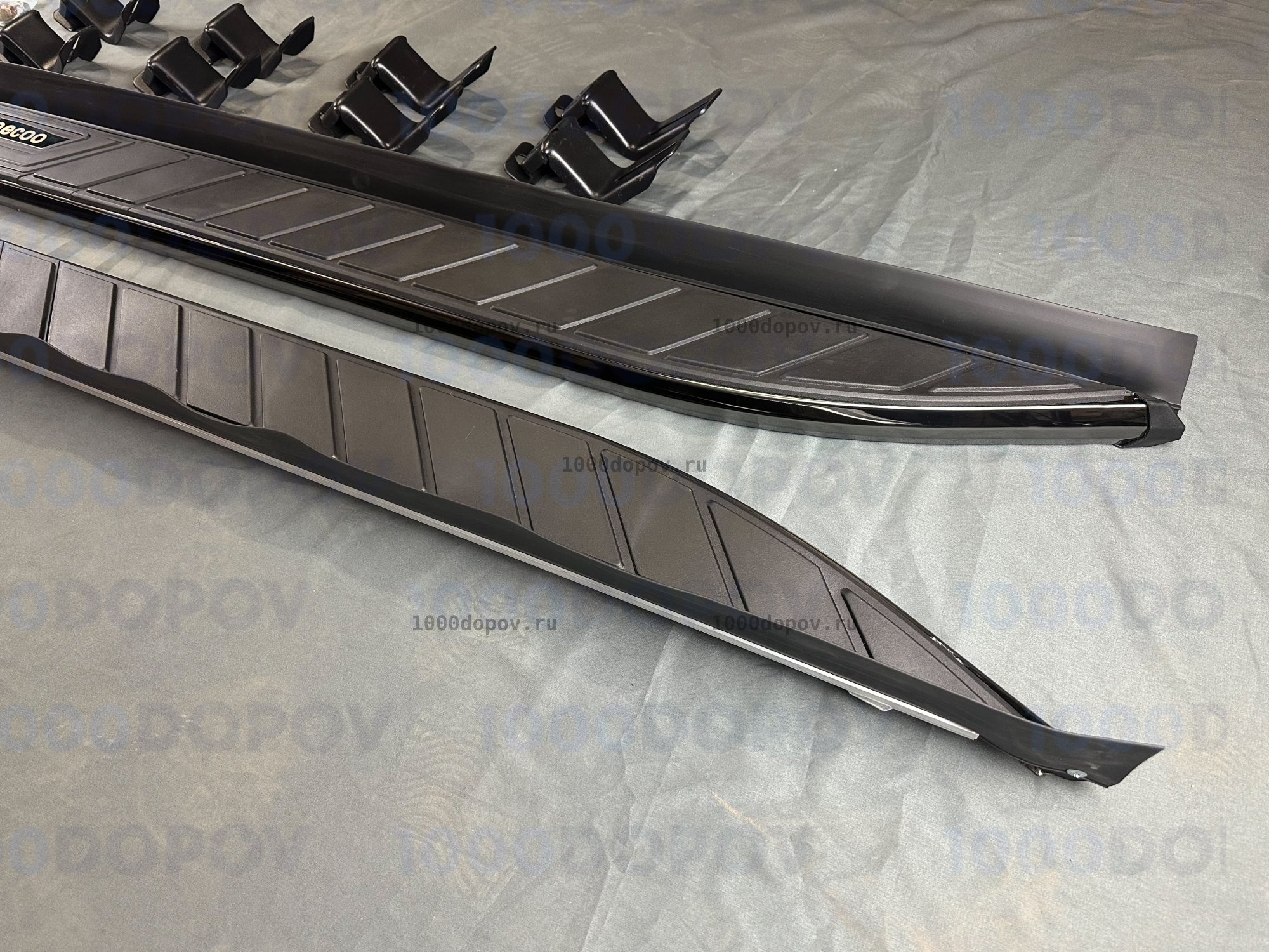 Пороги подножки на Jaecoo J8 2023-н.в черные — рисунок 6