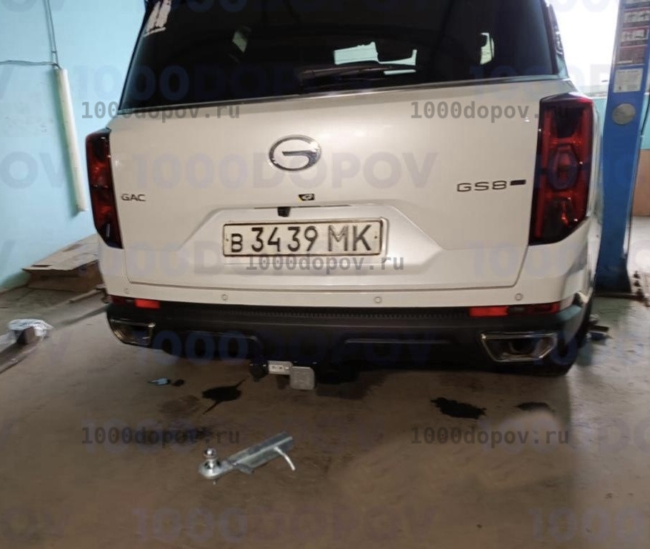 Фаркоп Motodor 97802-E GAC GS8 2023 - н.в (с оцинк. шаром) — рисунок 15