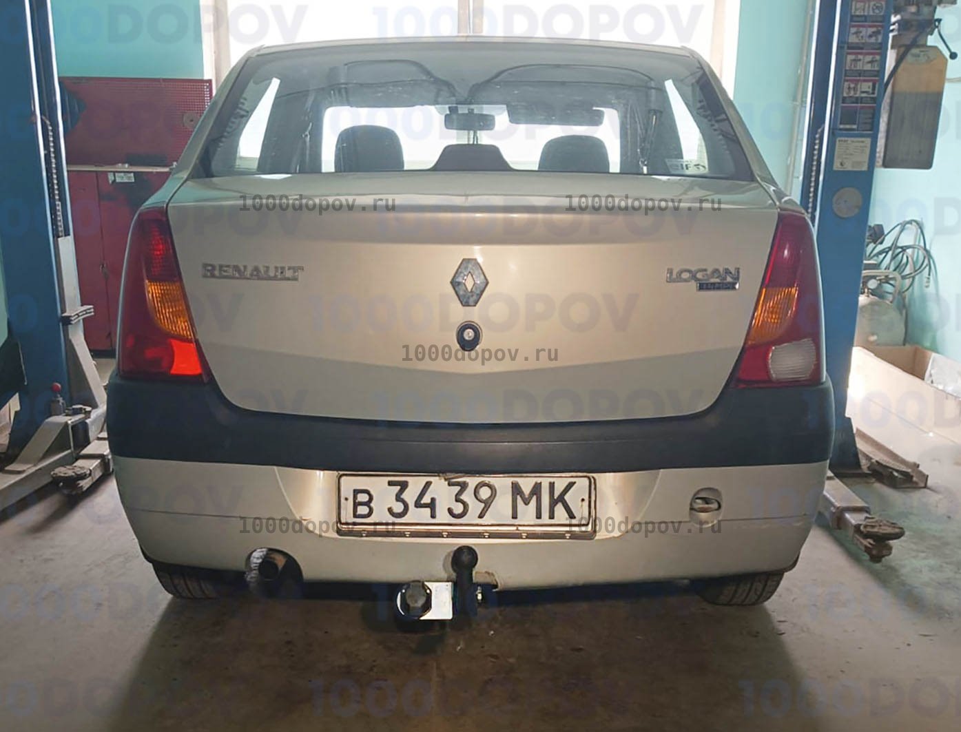 Фаркоп Avtos RN 15 Renault Logan 2 2014-н.в. — рисунок 3