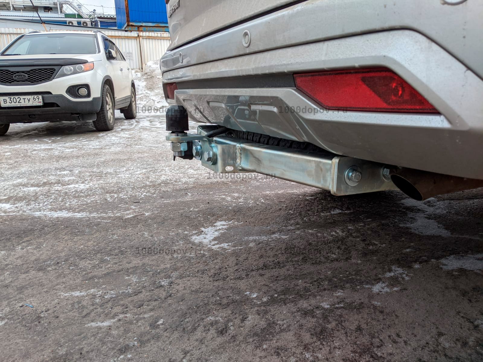 Фаркоп Motodor 91313-FE Mitsubishi Pajero Sport 2021-н.в. (оцинк.) — рисунок 4