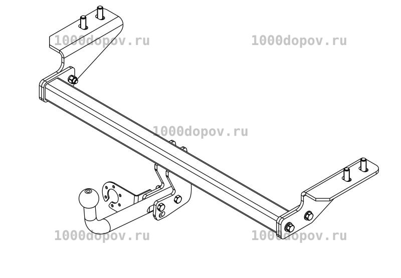 Фаркоп Avtos HV 04 HAVAL Jolion 2021-н.в. — рисунок 3