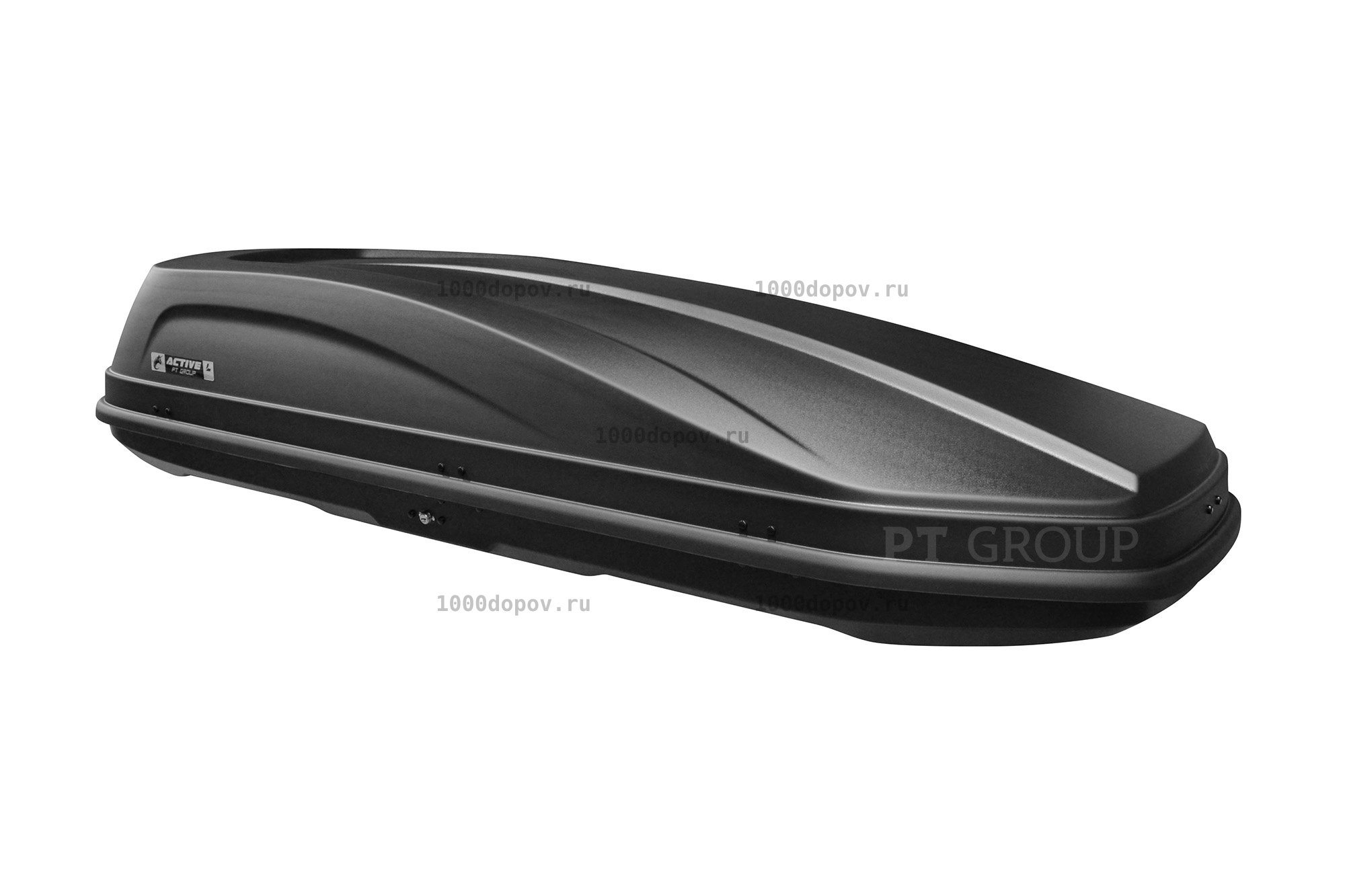 Автобокс ПТ Групп ACTIVE L (650 л.) двусторонний черный — рисунок 1