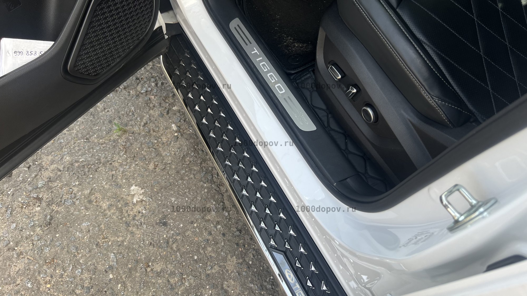 Пороги подножки на Chery Tiggo 8 / 8 pro / 8 pro max 2019-н.в. в стиле Gac — рисунок 8