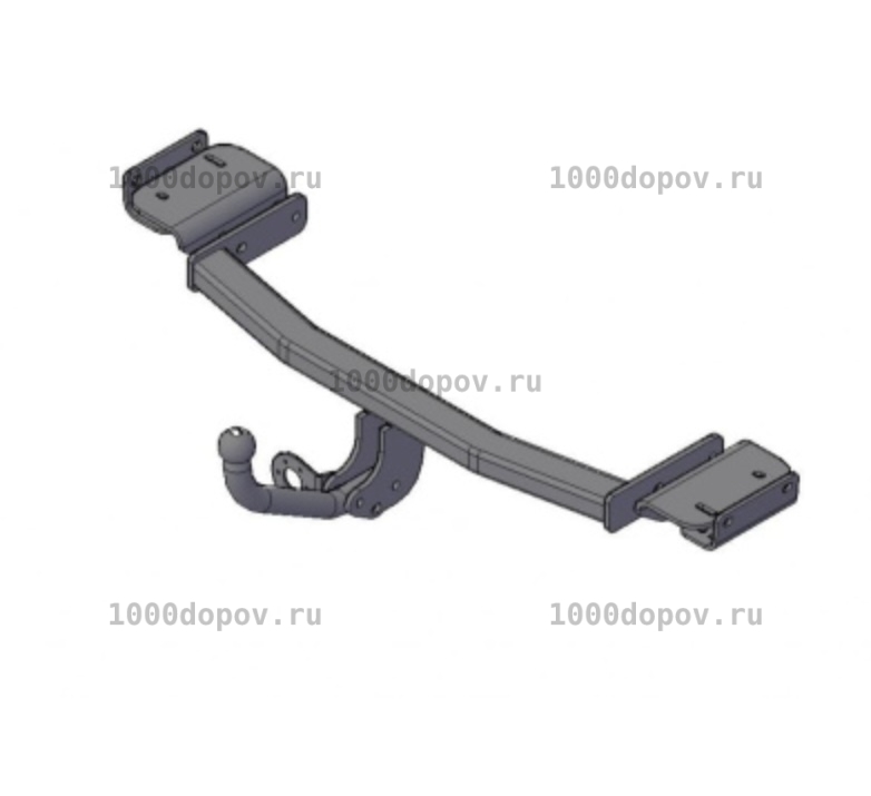 Фаркоп Трейлер 7312.КС3(оц.шар) Hyundai IX35 2010-2015 (оцинк. шар) — рисунок 1