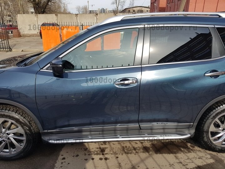 Пороги подножки на Nissan X-Trail T32 2014-н.в. — рисунок 5