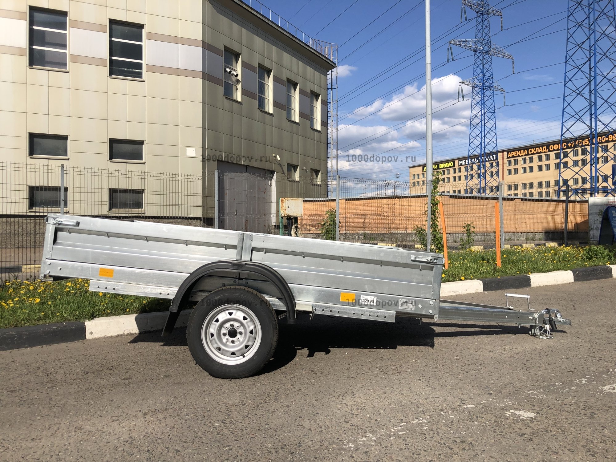 Прицеп Avtos A25P1B рессора AL-KO — рисунок 1