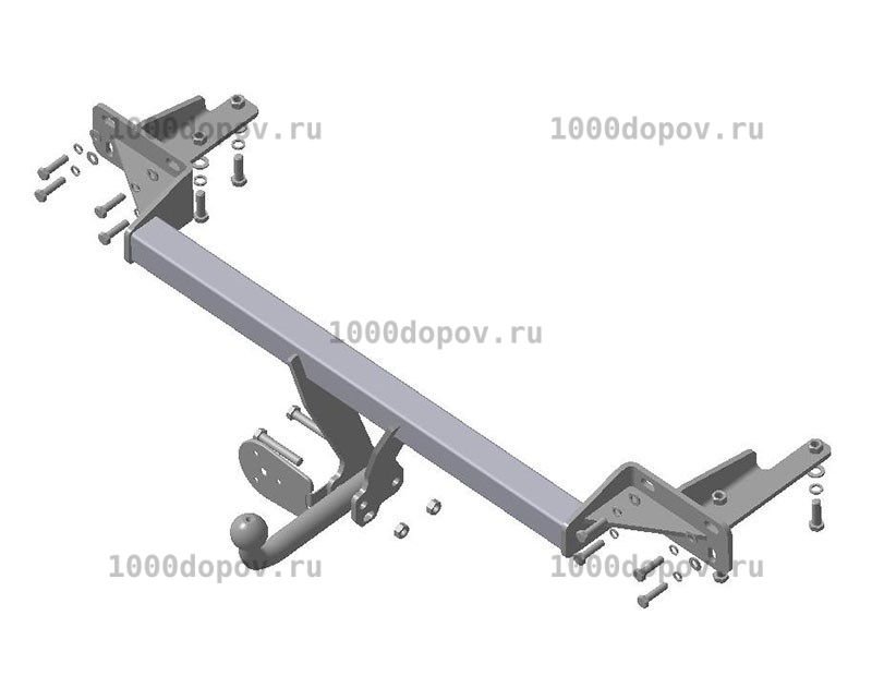 Фаркоп Avtos NS 14 Nissan Almera Classic 2007-2013 — рисунок 10