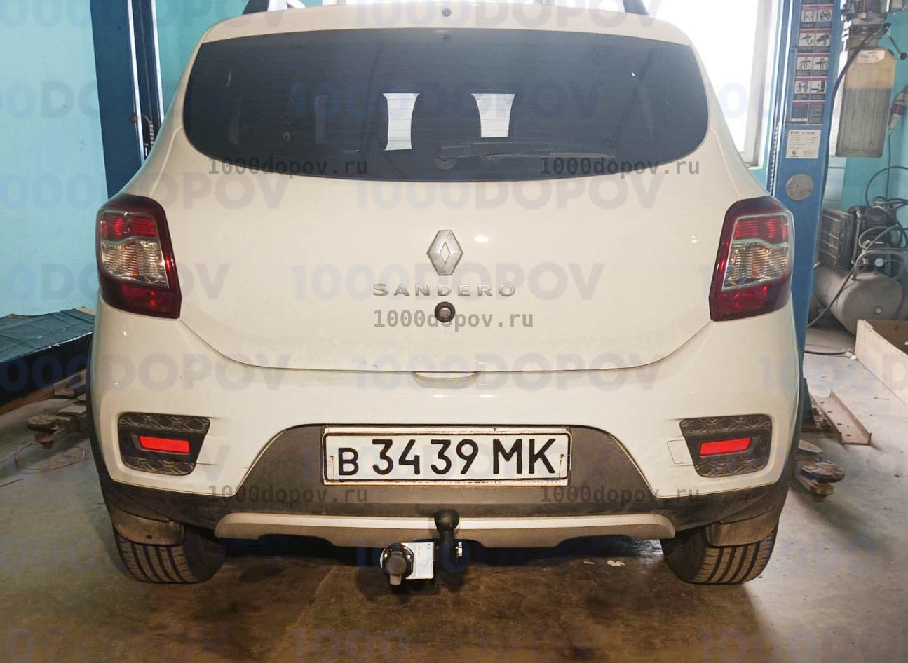 Фаркоп Avtos RN 15 Renault Sandero Stepway 2 2014-н.в. — рисунок 3