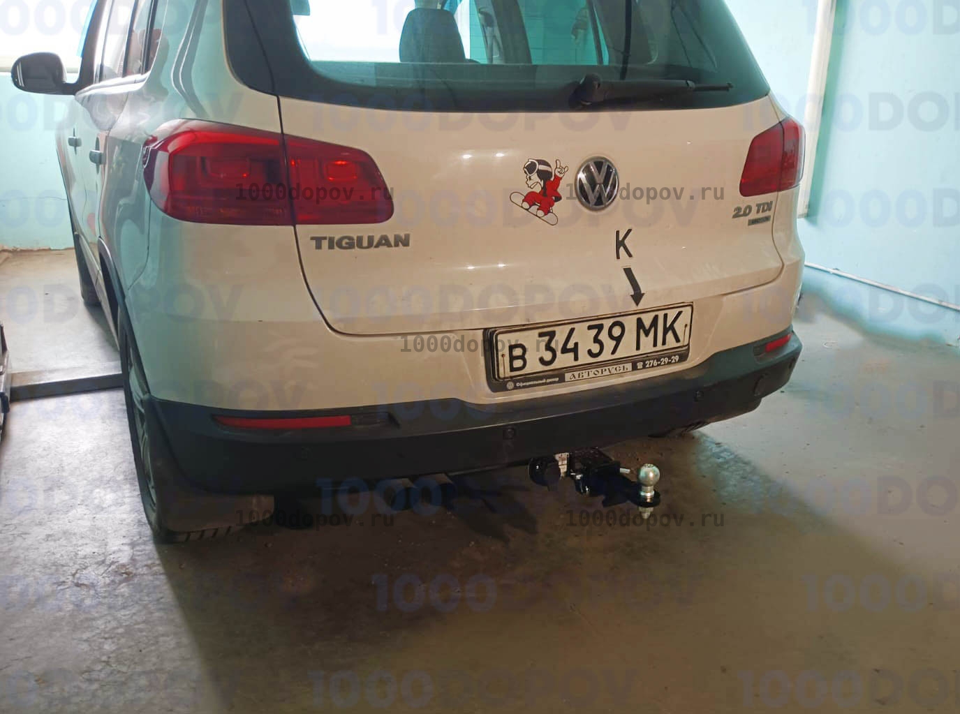 Фаркоп Leader Plus V124-E Volkswagen Touareg (7LA/7P5) 2010-н.в. — рисунок 2