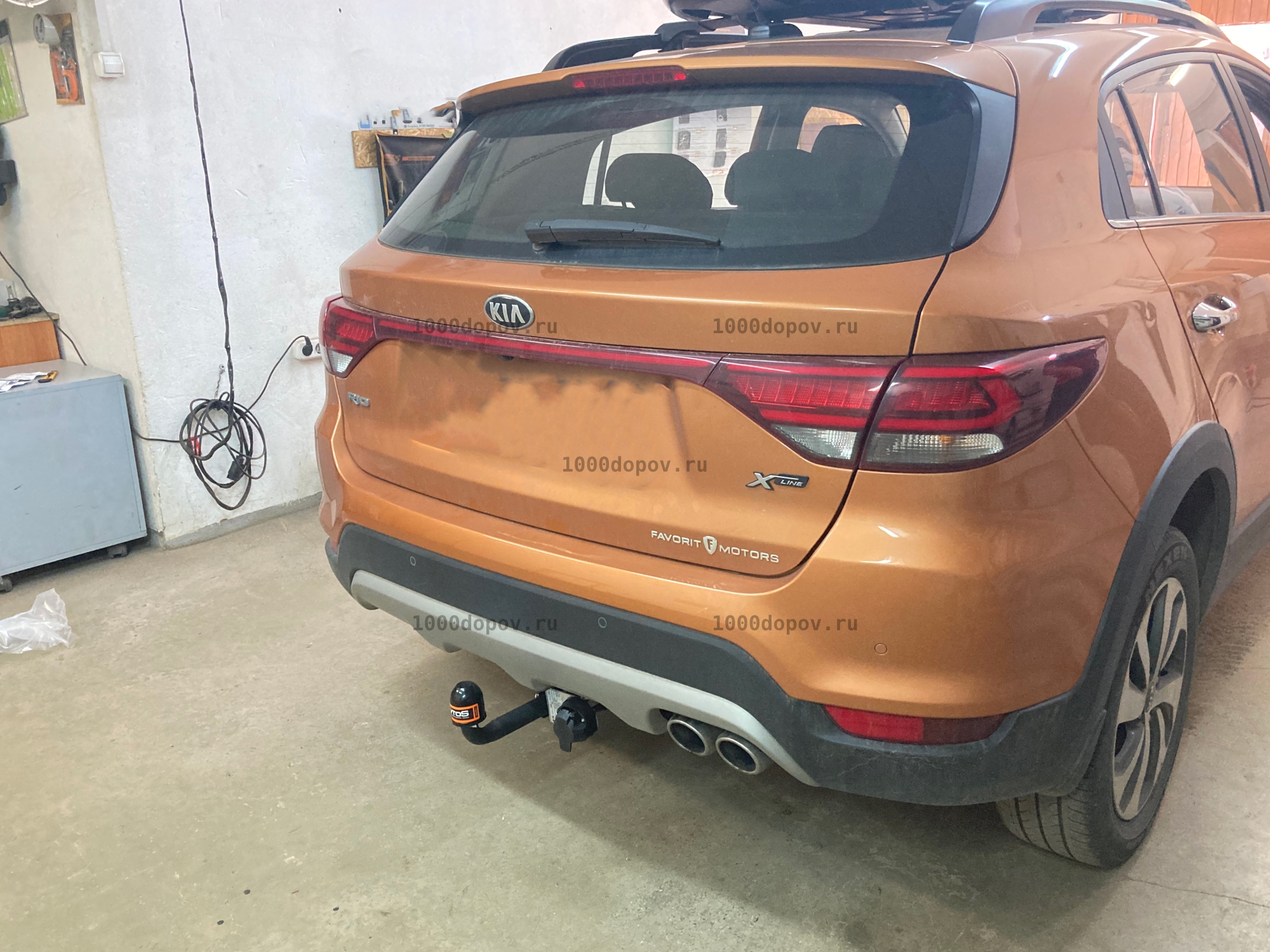 Фаркоп Avtos KI 35 Kia Rio X-Line 2017-н.в. — рисунок 1