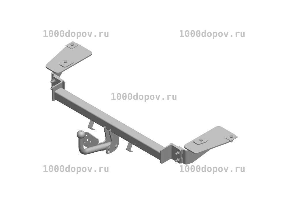 Фаркоп Avtos DW 06 Daewoo Kalos 2002-2006 — рисунок 1