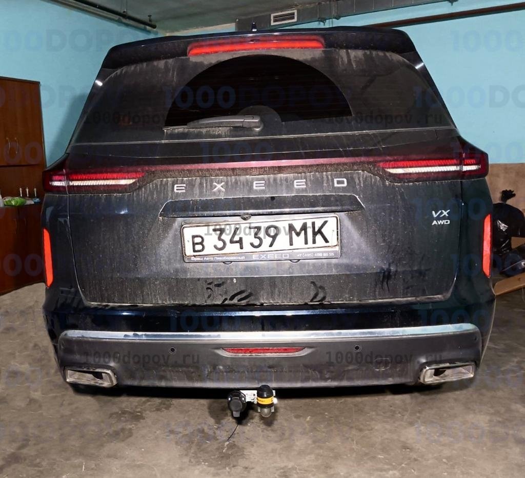 Фаркоп 99008-A Motodor Exeed VX 2021 - н.в. (оцинк. Шар) — рисунок 5
