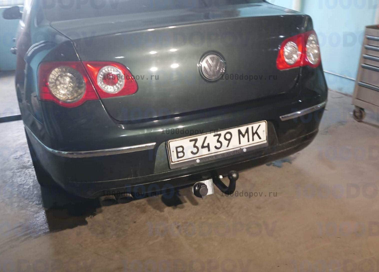 Фаркоп Avtos VW 24 Volkswagen Passat B6 (сед., унив.) 2005-10/2010 — рисунок 8