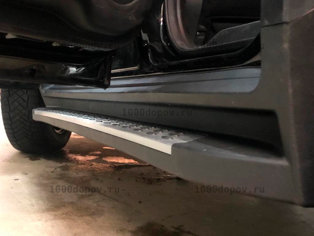 Пороги подножки на Nissan X-Trail T32 2014-н.в. (в стиле BMW) — рисунок 3