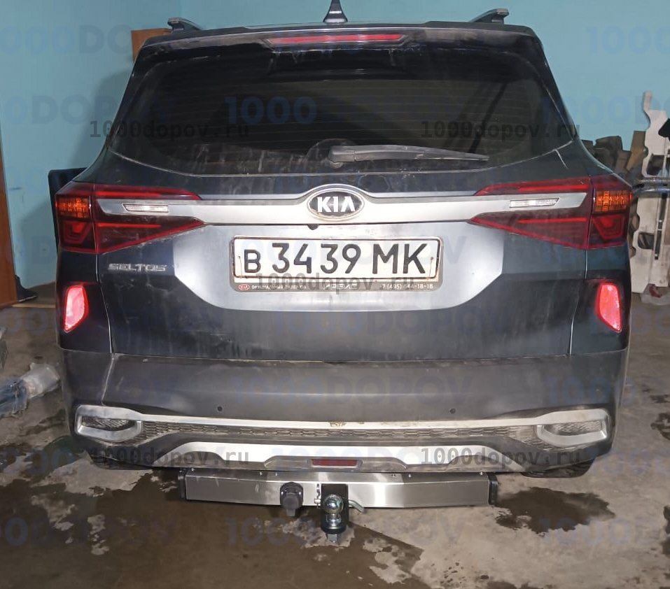 Фаркоп PT GROUP  KST-20-991124.00 для Kia Seltos 2020-2022. (нерж. накладка) — рисунок 5