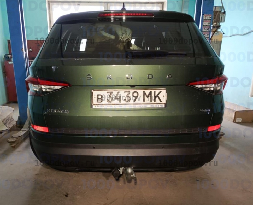 Фаркоп Galia S120C Skoda Kodiaq 2017-н.в. (оцинк. и быстросъем.) — рисунок 9