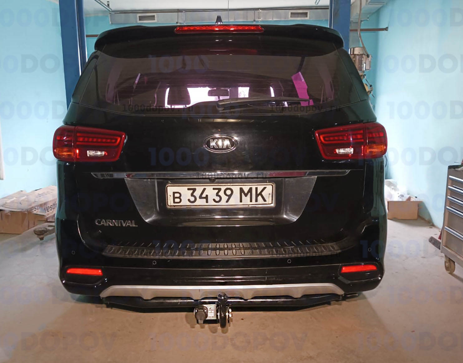 Фаркоп Leader Plus K133-A Kia Carnival III (YP) 2014 - 2021 г.в. — рисунок 6