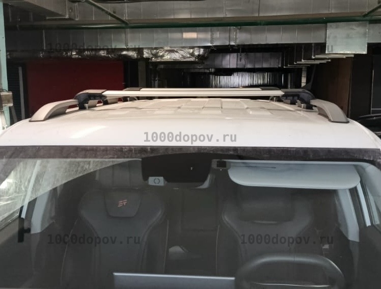 Багажник на рейлинги Jetour T1 из 2 поперечины серебро — рисунок 4