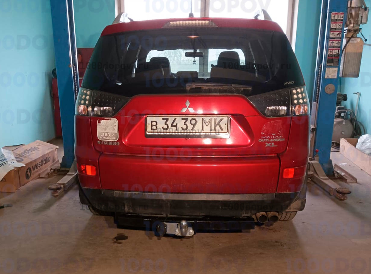 Фаркоп Leader Plus M105-F Mitsubishi Outlander XL (CW0) 2007-н.в.(крм.3 ряда) — рисунок 3