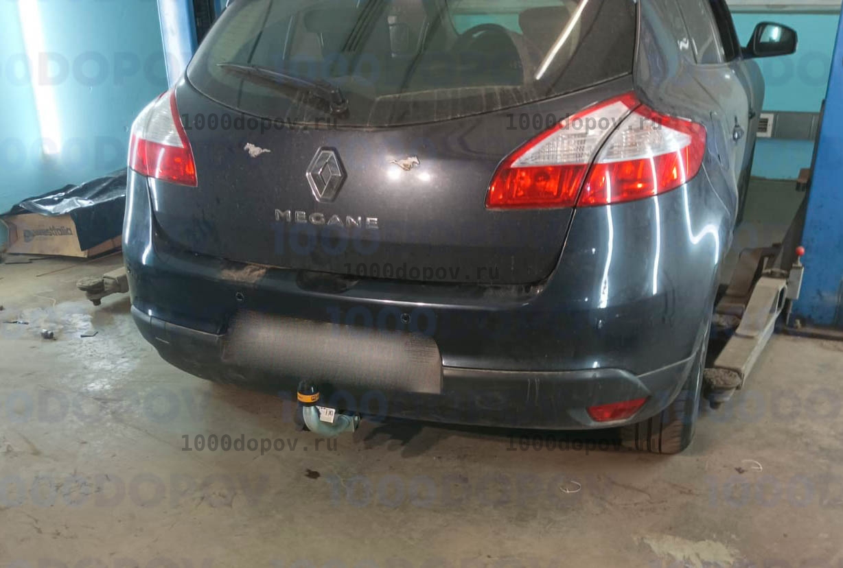 Фаркоп Motodor 91708-A Renault Scenic 2, Grand Scenic 2 2003-2009 (оцинк. шар) — рисунок 2