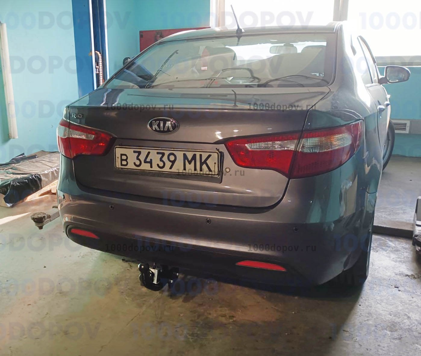 Фаркоп Трейлер 7243 Kia Rio 3 седан, hb 2011-2017 — рисунок 1