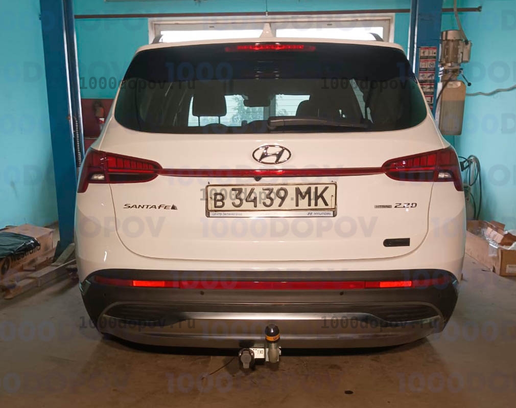 Фаркоп Motodor 91008-A Hyundai Santa Fe 2021-2023 (оцинк. шар) — рисунок 2