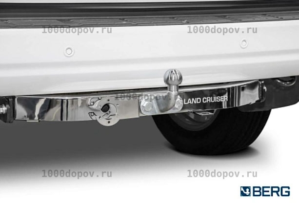 Фаркоп BERG F.5713.003 Toyota Land Cruiser 200 2007-н.в. (кроме Executive, TRD) (нерж. накл.) — рисунок 1