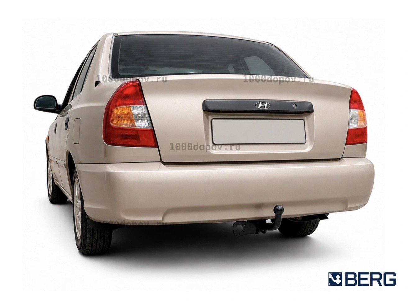 Фаркоп BERG F.2319.001 Hyundai Accent 1999-2012 — рисунок 1