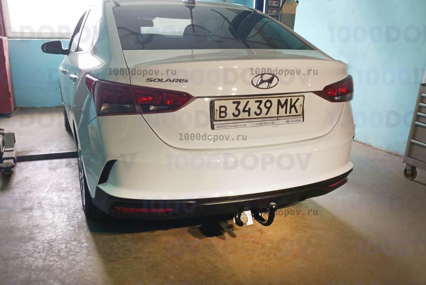 Фаркоп Leader Plus H228-A Hyundai Solaris 2 2017-н.в. — рисунок 7