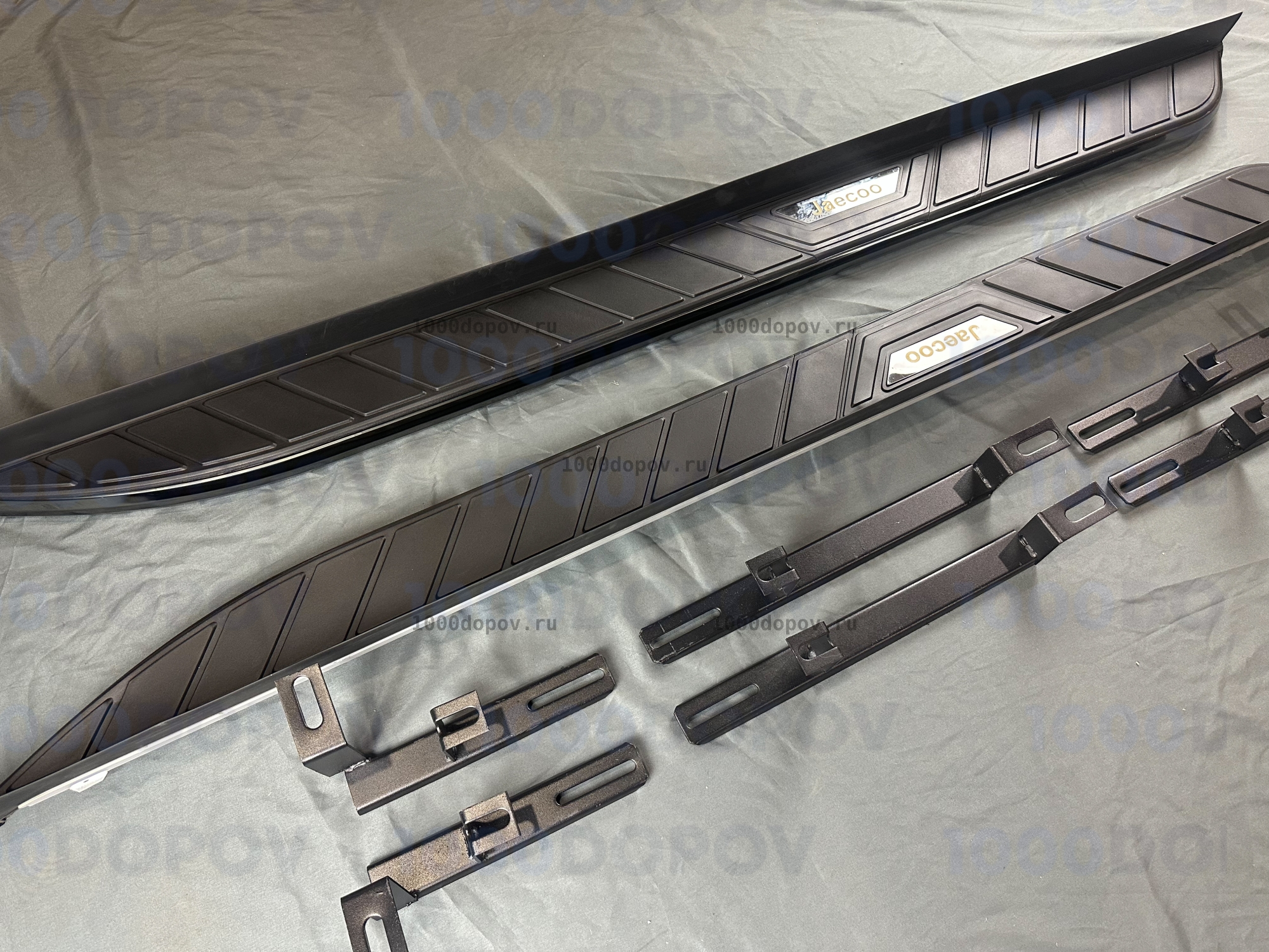 Пороги подножки на JAECOO J7 2023-н.в. черные — рисунок 4