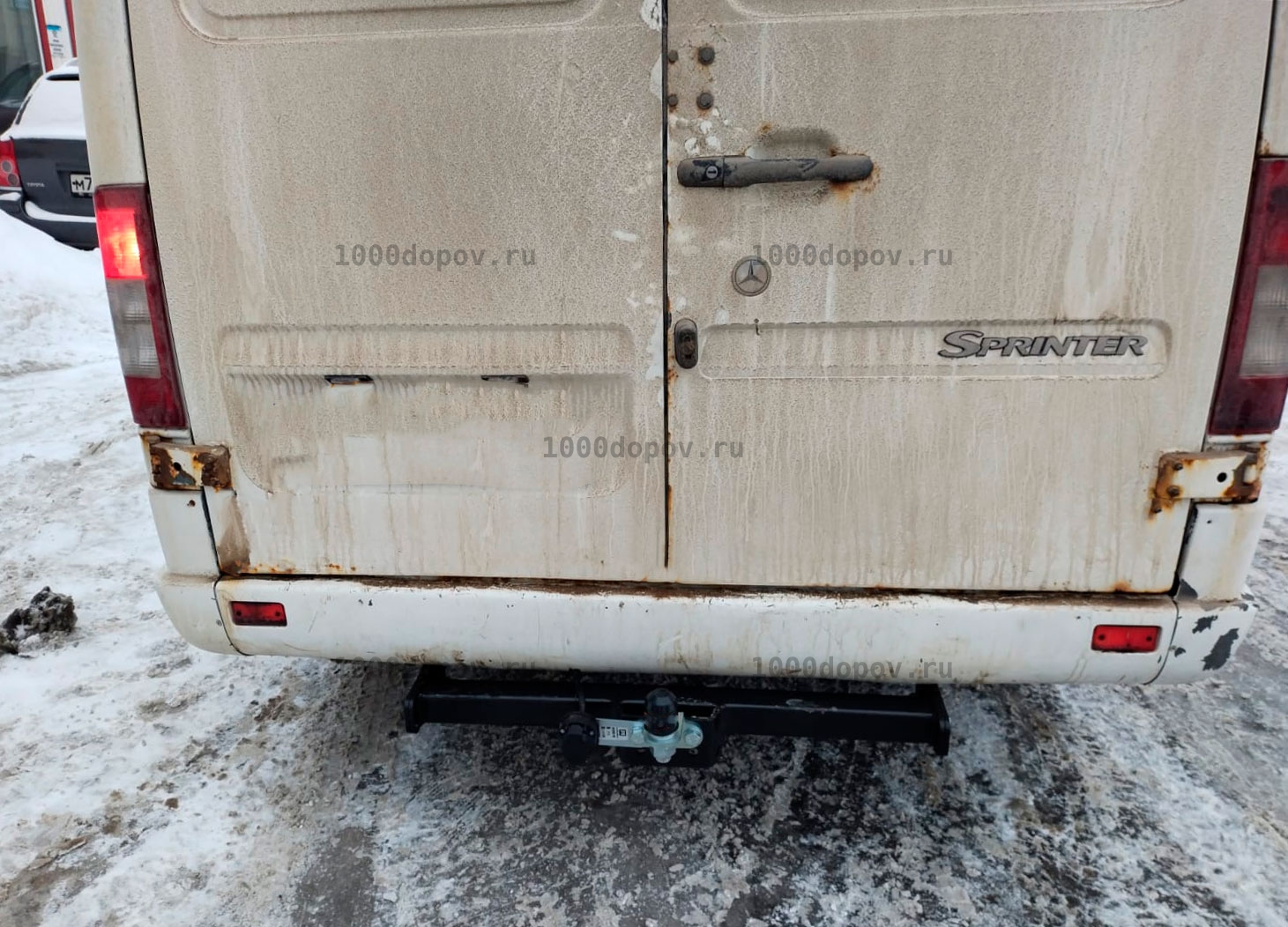 Фаркоп Motodor 91202-FE Mercedes Sprinter 1995-2006 кроме L1 (с оцинк. шаром) — рисунок 5