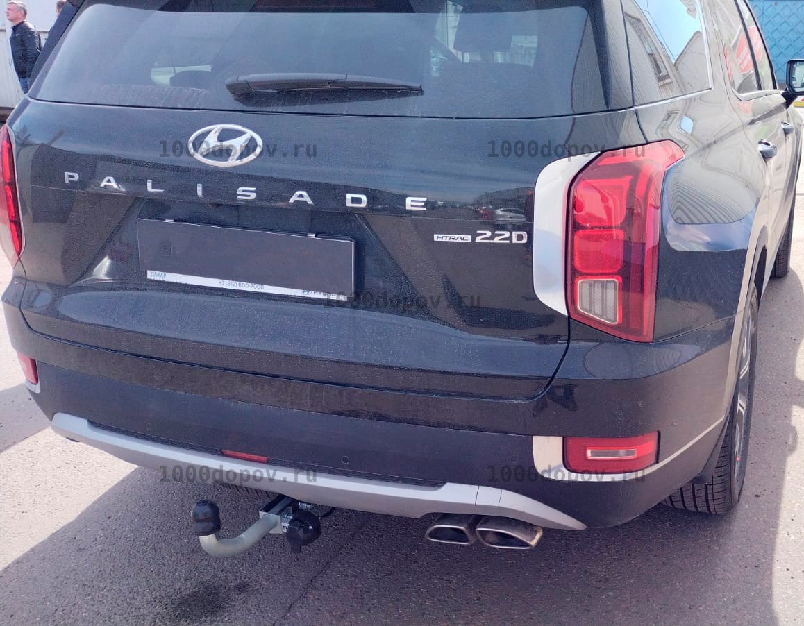 Фаркоп 90914-A Motodor Hyundai Palisade 2020-2025 (оцинк. шар) — рисунок 1