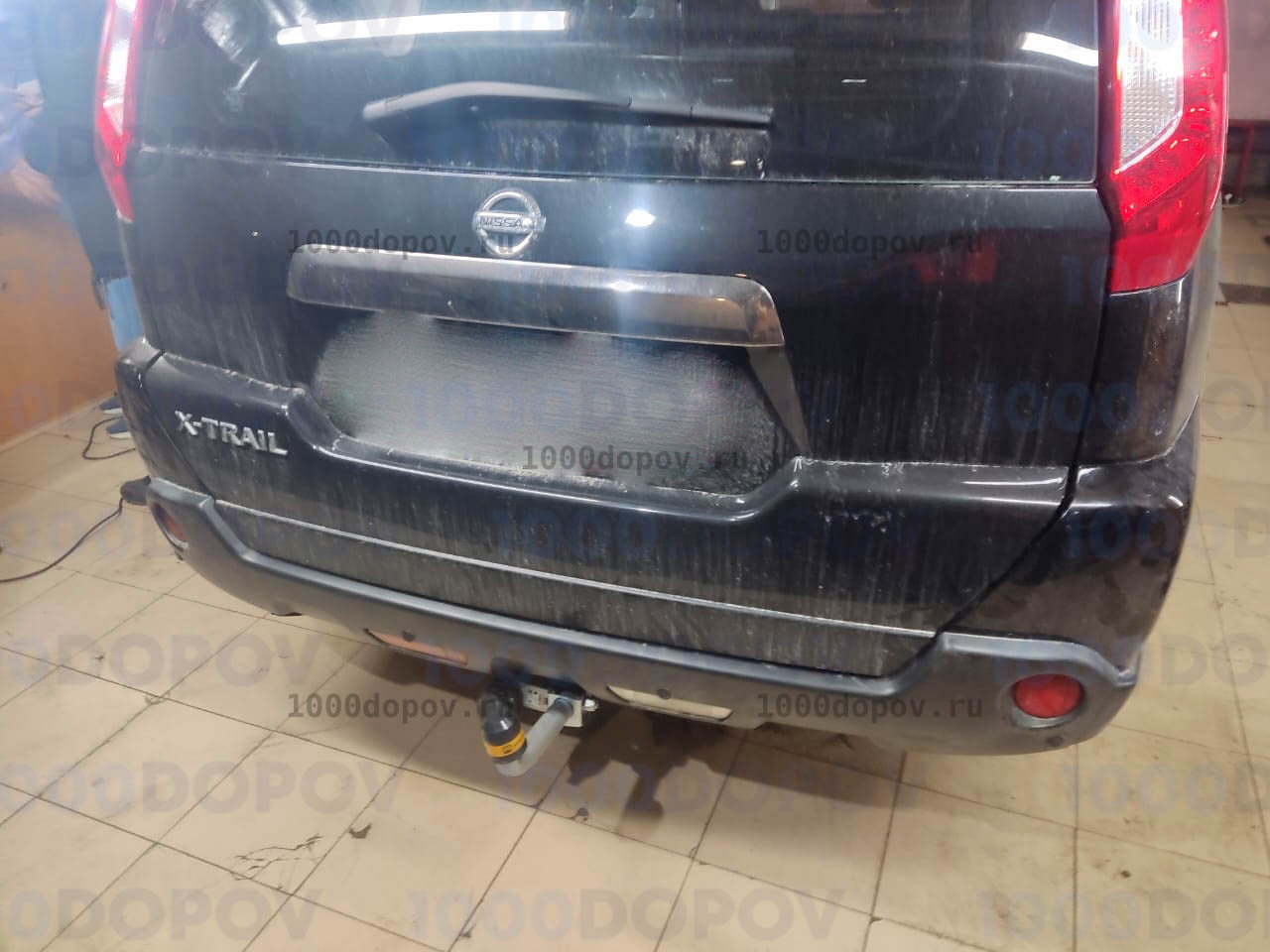 Фаркоп Motodor 91402-A Nissan X-Trail (T31) 2007-2014 (оцинк. шар) — рисунок 1