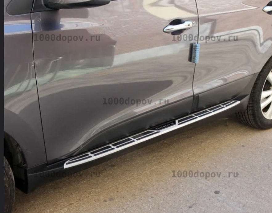 Пороги подножки Hyundai Tucson 2015-2021 — рисунок 1
