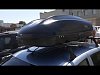 Автобокс  Аэродинамический 360 литров чёрный "Turino Compact" с односторонним открыванием — рис. 6