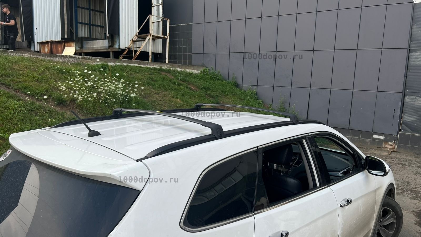 Багажник на рейлинги Hyundai Santa Fe 2015-2018 штатный (в т.ч GRAND) — рисунок 2