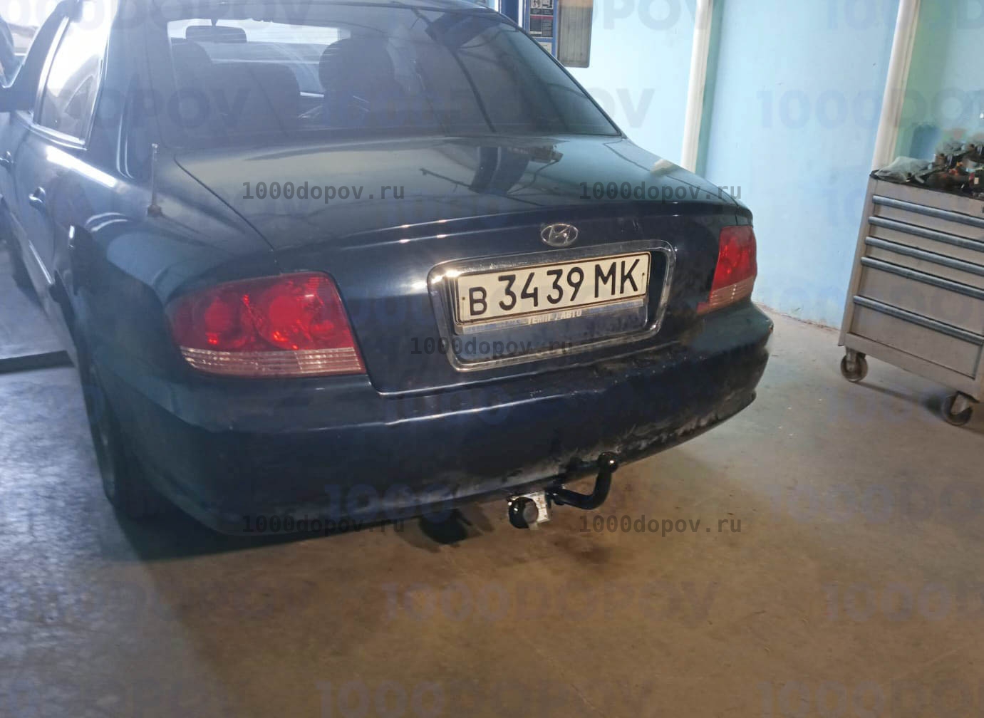 Фаркоп Leader Plus H203-A Hyundai Sonata V (EF) 2001-2005 — рисунок 6