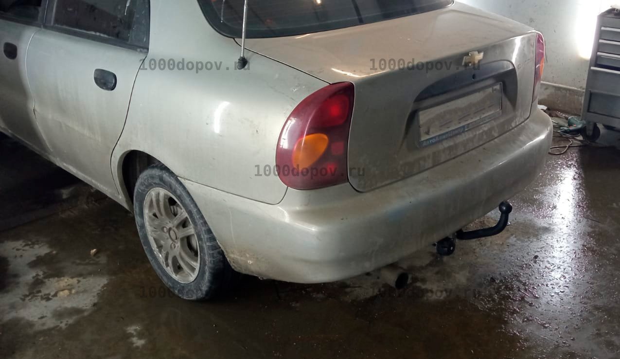 Фаркоп Трейлер 9410 Chevrolet Lanos (сборка ЗАЗ) 2005-2009 — рисунок 1