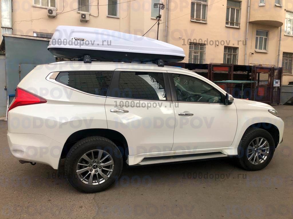 Автобокс ПТ Групп ACTIVE L (650 л.) двусторонний белый — рисунок 4