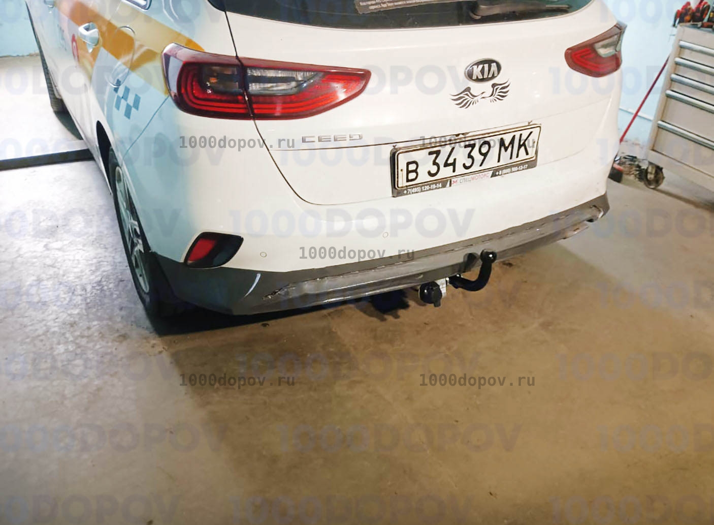Фаркоп Leader Plus K130-A Kia Ceed (хэтчбек) 2018-н.в. — рисунок 2