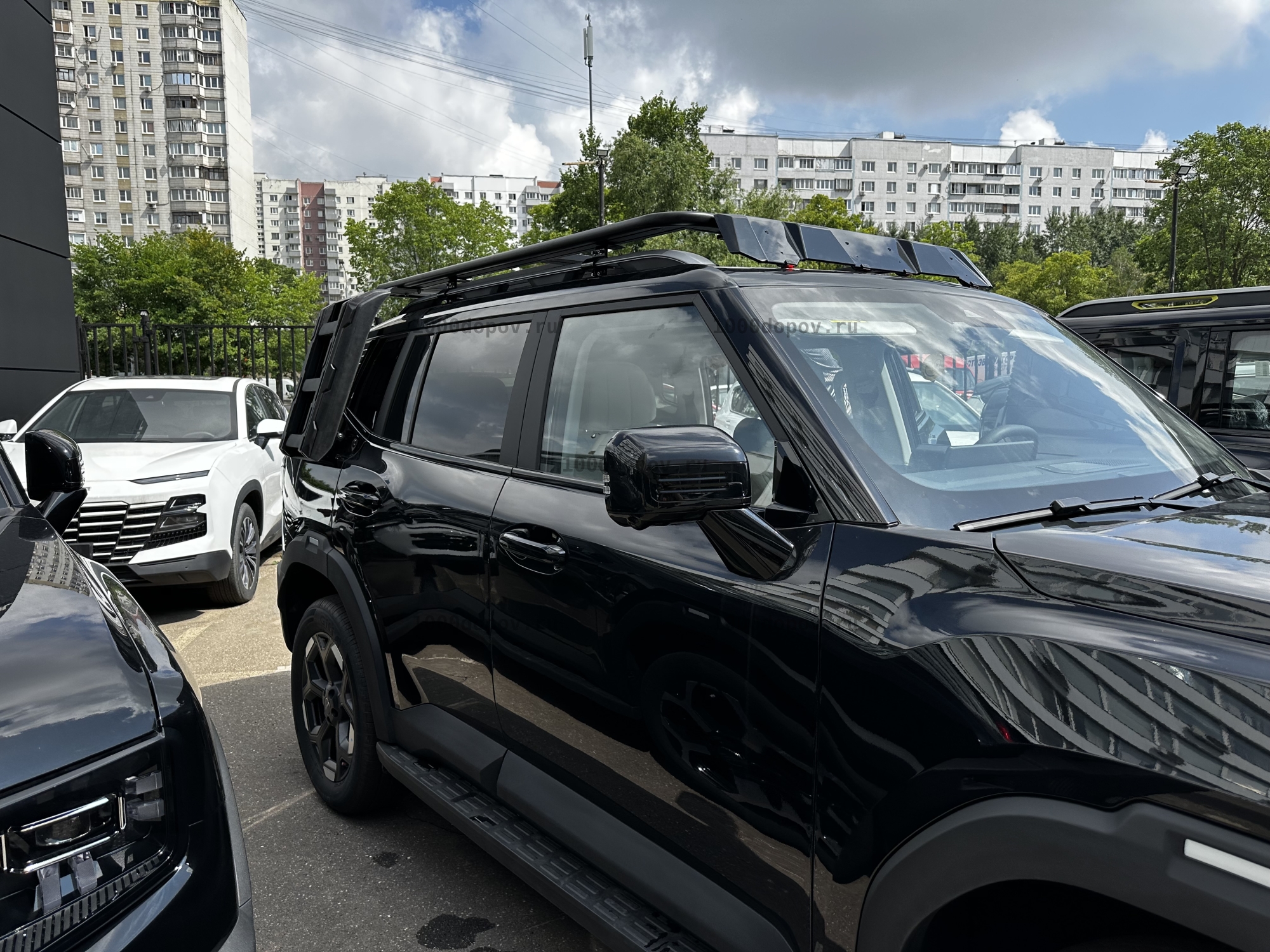 Боковая лестница для внедорожника Jetour T1 2025-н.в. — рисунок 8