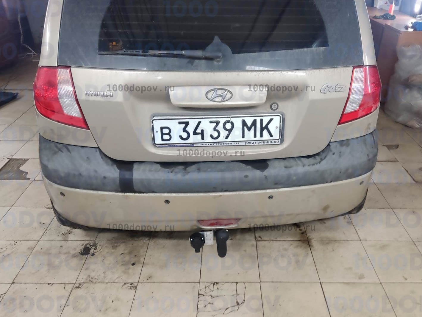 Фаркоп Avtos HY 16 Hyundai Getz 2005-2011 — рисунок 9