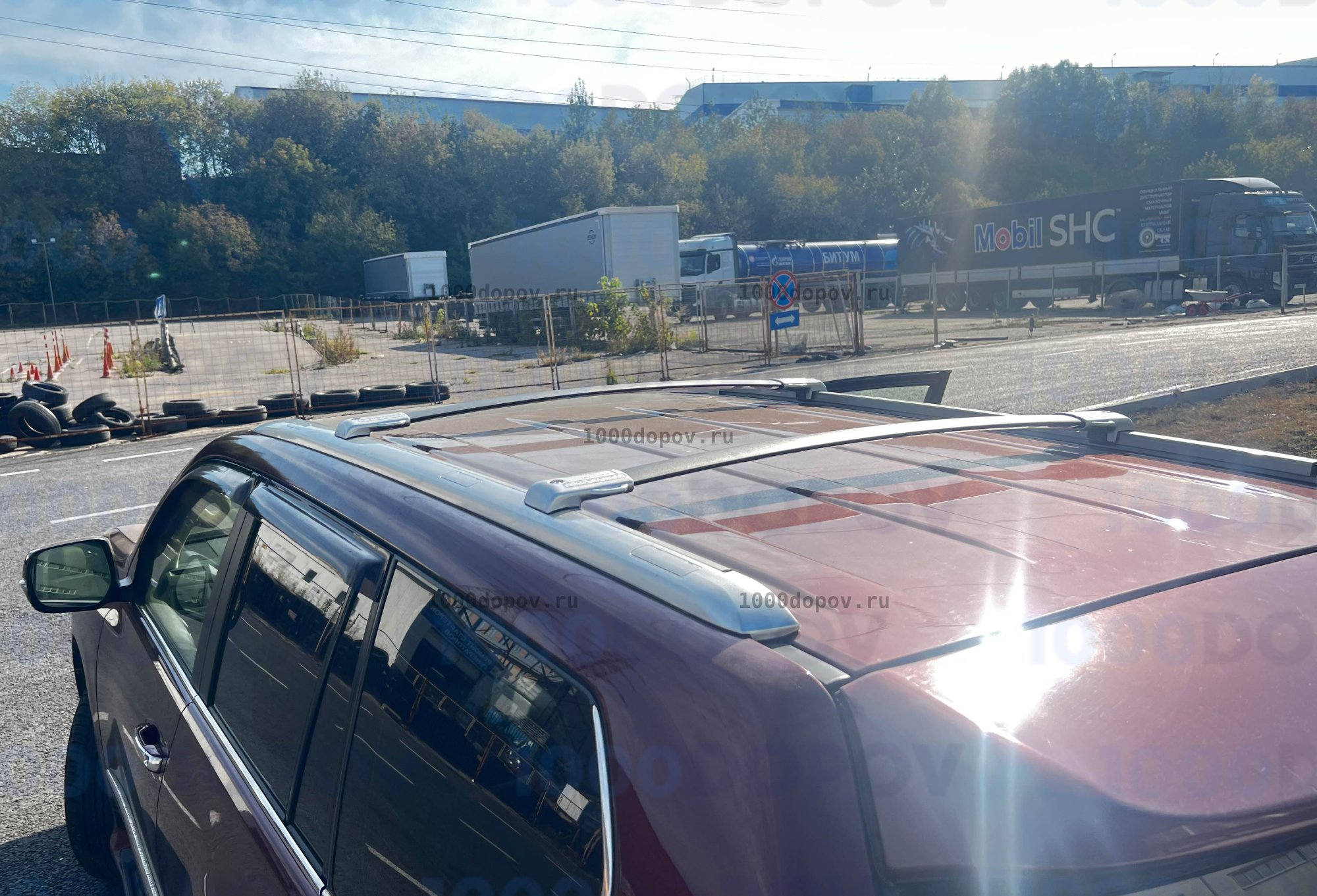 Багажник на рейлинги Lexus GX460/ Toyota Land Cruiser Prado J150 штатный — рисунок 4