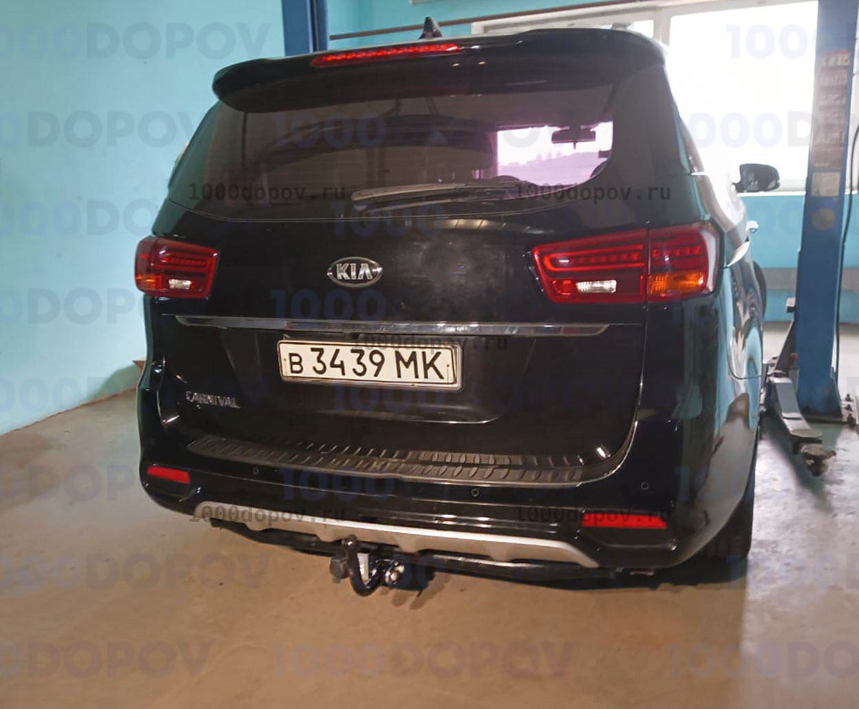 Фаркоп Leader Plus K133-A Kia Carnival III (YP) 2014 - 2021 г.в. — рисунок 1