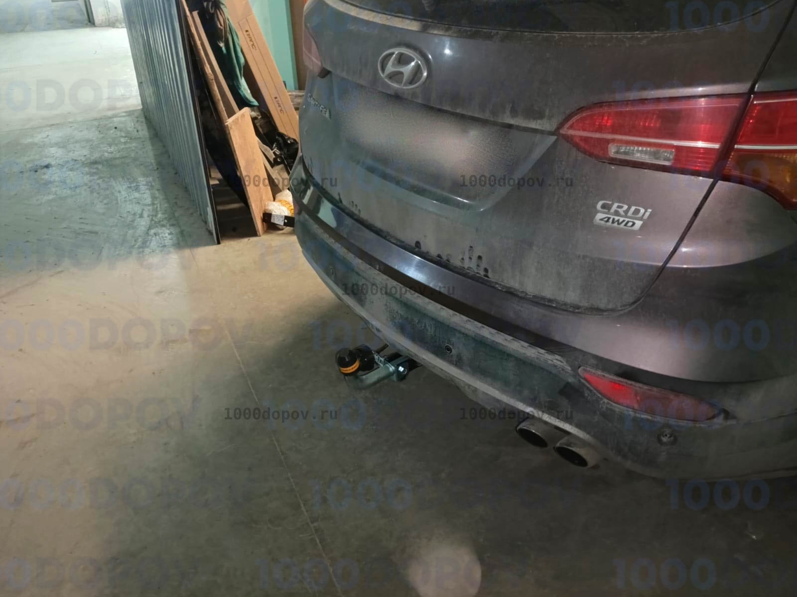 Фаркоп Motodor 90908-A Hyundai Santa Fe 2012-2018 (оцинк. шар) — рисунок 2