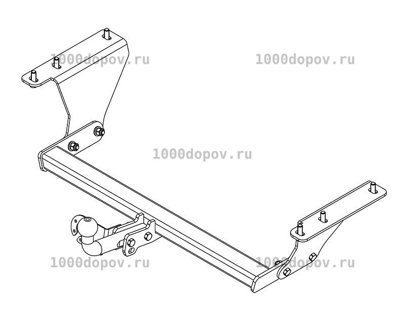 Фаркоп Avtos LF 03 Lifan Cebrium 2014-н.в. — рисунок 2
